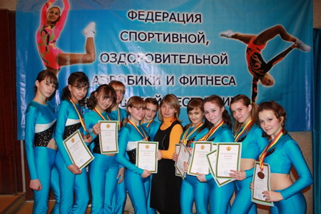 Два призовых III места в открытом Чемпионате и Первенстве Чувашской Республики по фитнес-аэробике - у гимназистов Шумерли